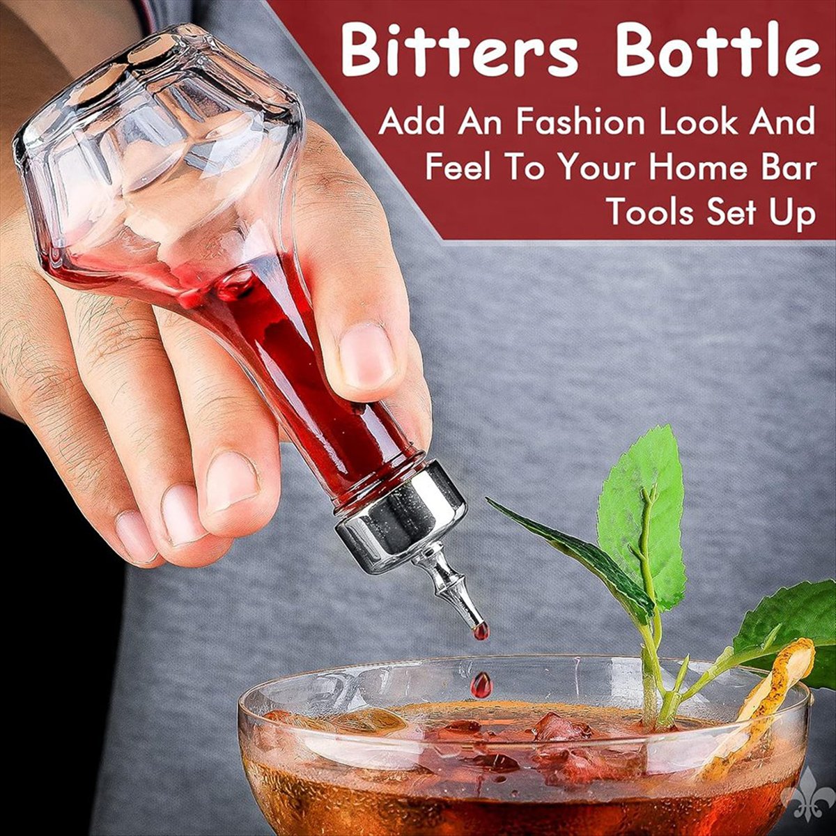 Bitters Bottle Set - A75K 6 PCS Set Botol Bitters