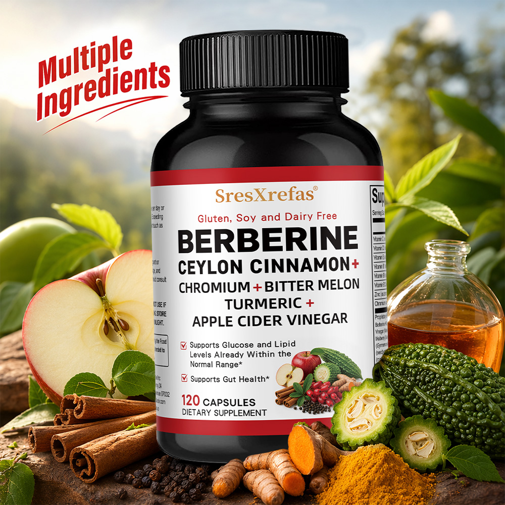 Bitters Bottle Set - Suplemen Berberine Ceylon Cinnamon Chromium Kunyit