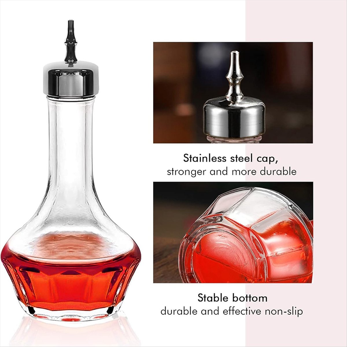A75K 6 PCS Set Botol Bitters 5 - Bitters Bottle Set ulasan dan harga