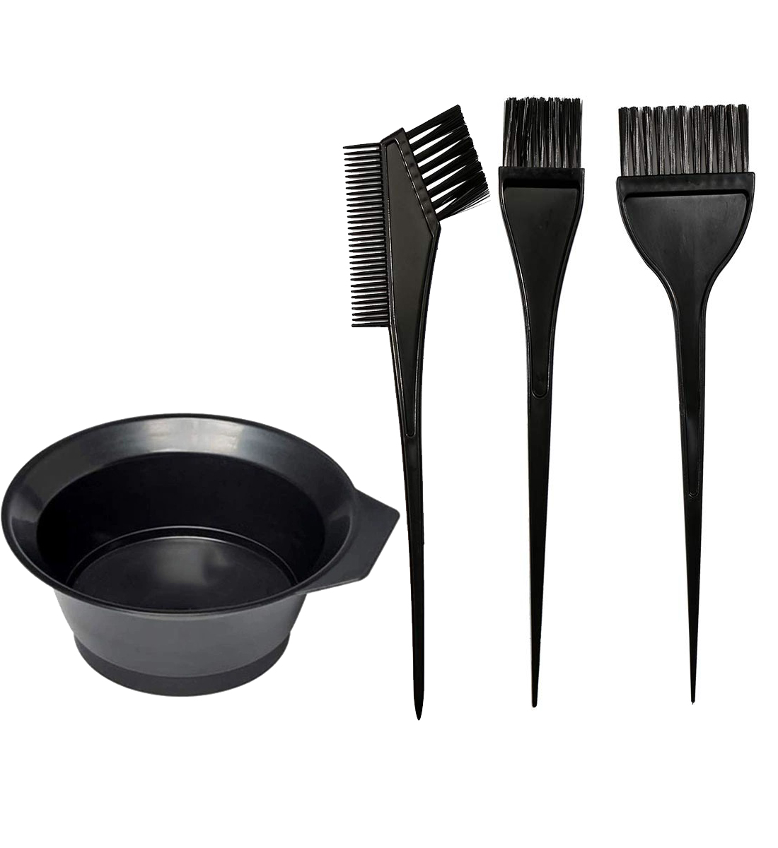 4Pcs Set Kuas Pewarna Rambut S - Home Barber ulasan dan harga