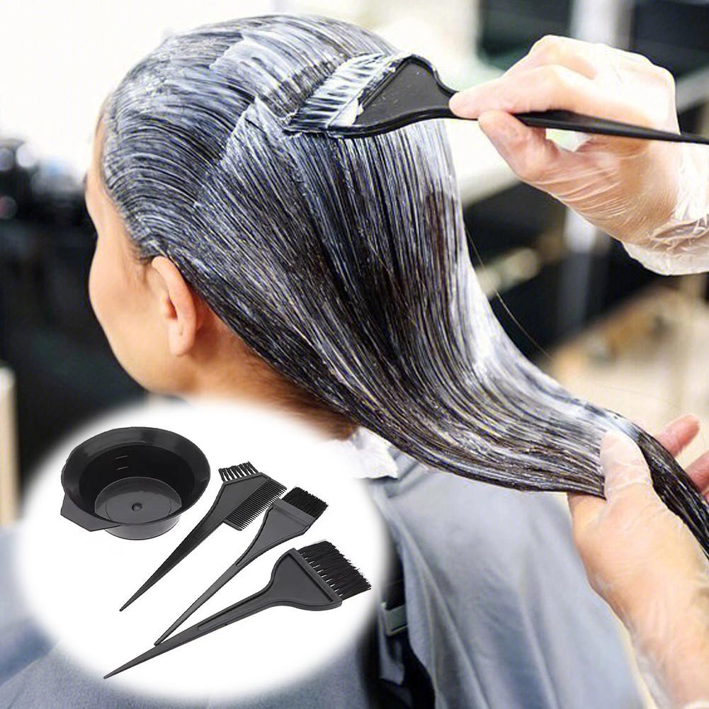 4Pcs Set Kuas Pewarna Rambut S - Home Barber ulasan dan harga