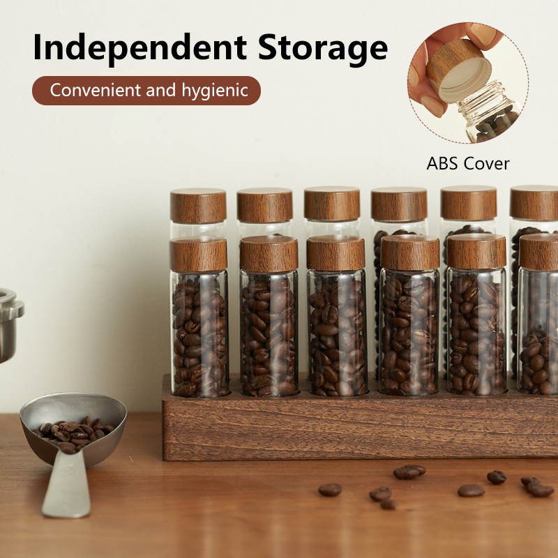 Rak Penyimpanan Biji Kopi ZIRK - Home Barista ulasan dan harga