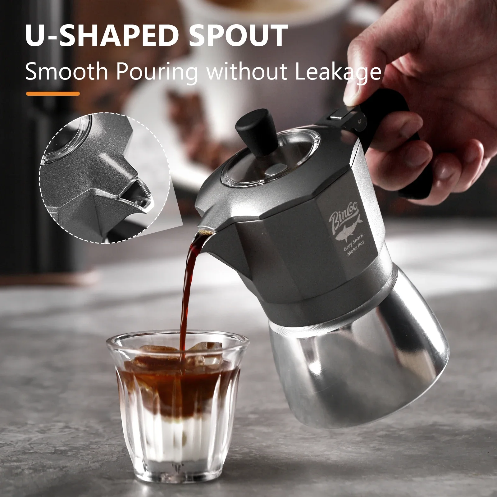 Bincoo 2 Cangkir Double Valve  - Home Barista ulasan dan harga