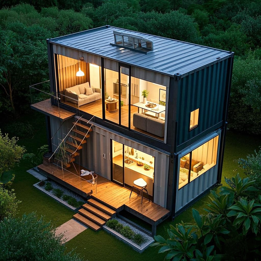 Rumah Kontainer Modular Mewah  - Home Bar And Coffee ulasan dan harga