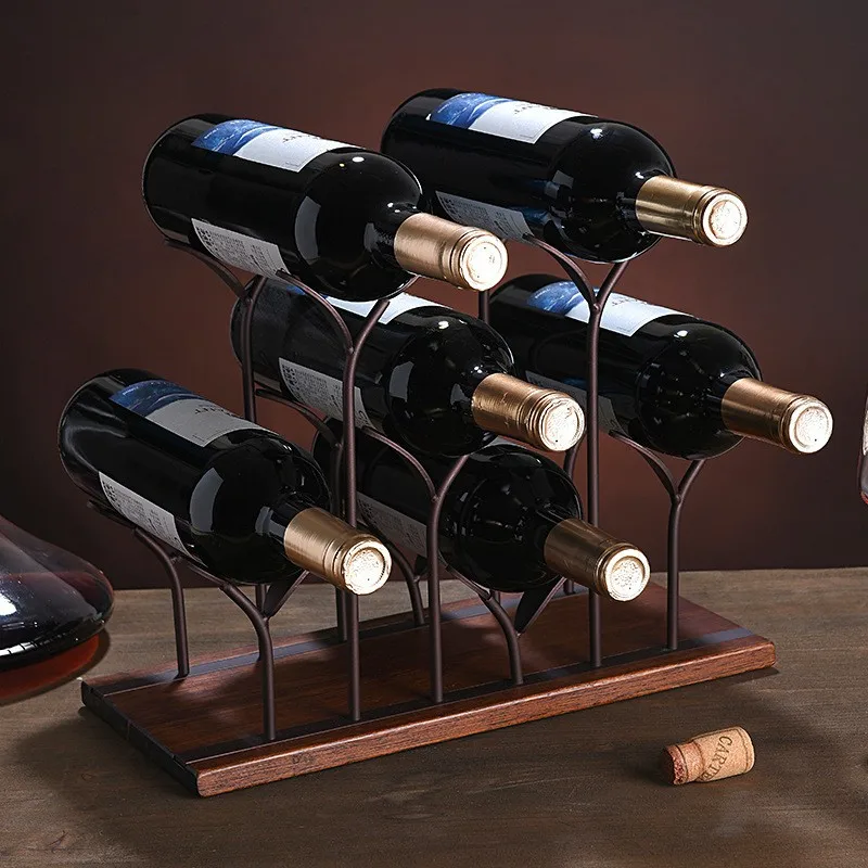 Rak botol anggur merah kreatif - Home Bar Setup ulasan dan harga